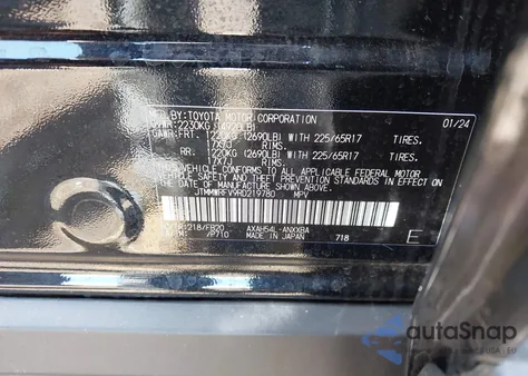2024 Toyota Rav4 Hybrid Le from USA, damaged, VIN JTMMWRFV9RD219780